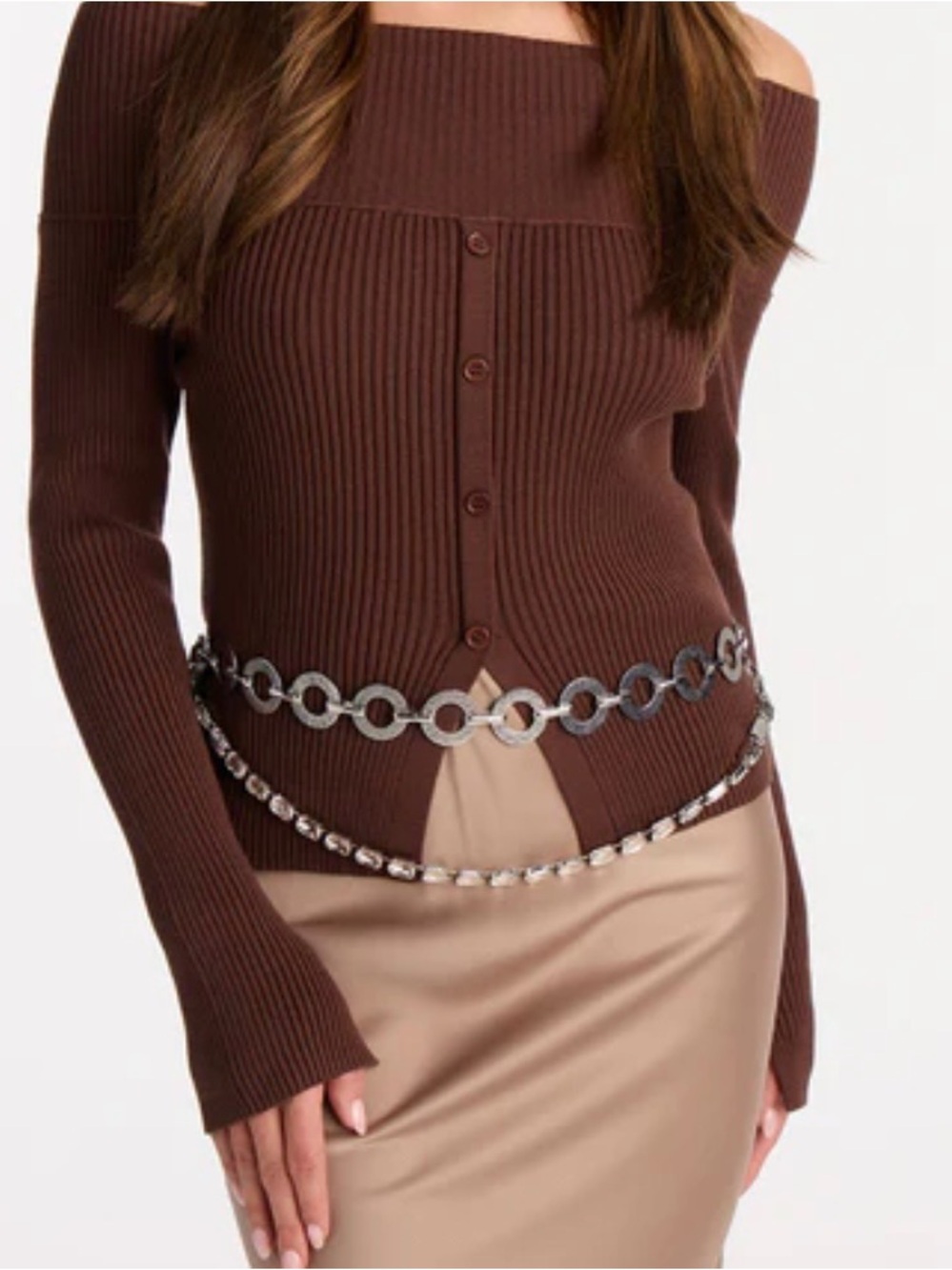 Rhinestone Chain Belt